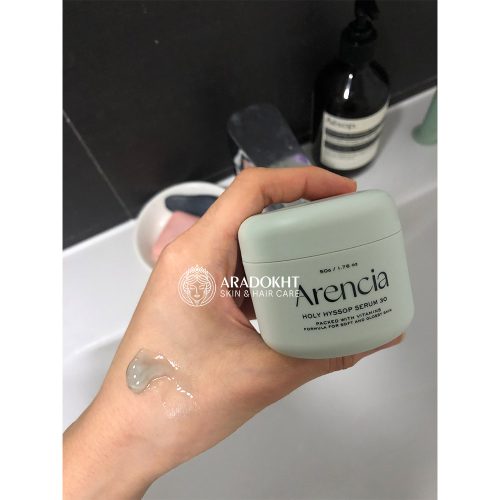 سرم ماسک تسکین دهنده و درخشان کننده زوفا مقدس آرنسیا Arencia Holy Hyssop Serum 30