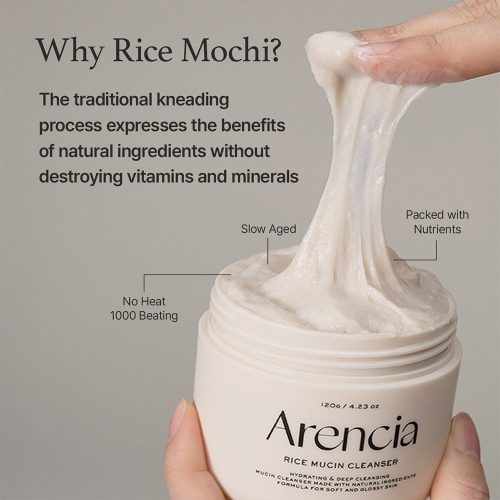 پاک کننده عمقی موچی برنج و موسین حلزون آرنسیا ARENCIA Rice Mucin Cleanser