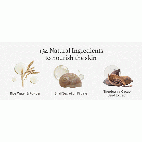 پاک کننده عمقی موچی برنج و موسین حلزون آرنسیا ARENCIA Rice Mucin Cleanser