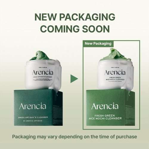 پاک کننده عمقی موچی برنج و چای سبز آرنسیا تسکین دهنده و کنترل چربی پوست Arencia Fresh Green Rice Mochi Cleanser