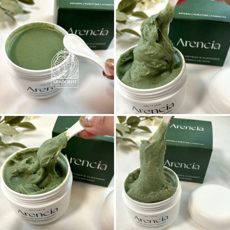 پاک کننده عمقی موچی برنج و چای سبز آرنسیا تسکین دهنده و کنترل چربی پوست Arencia Fresh Green Rice Mochi Cleanser