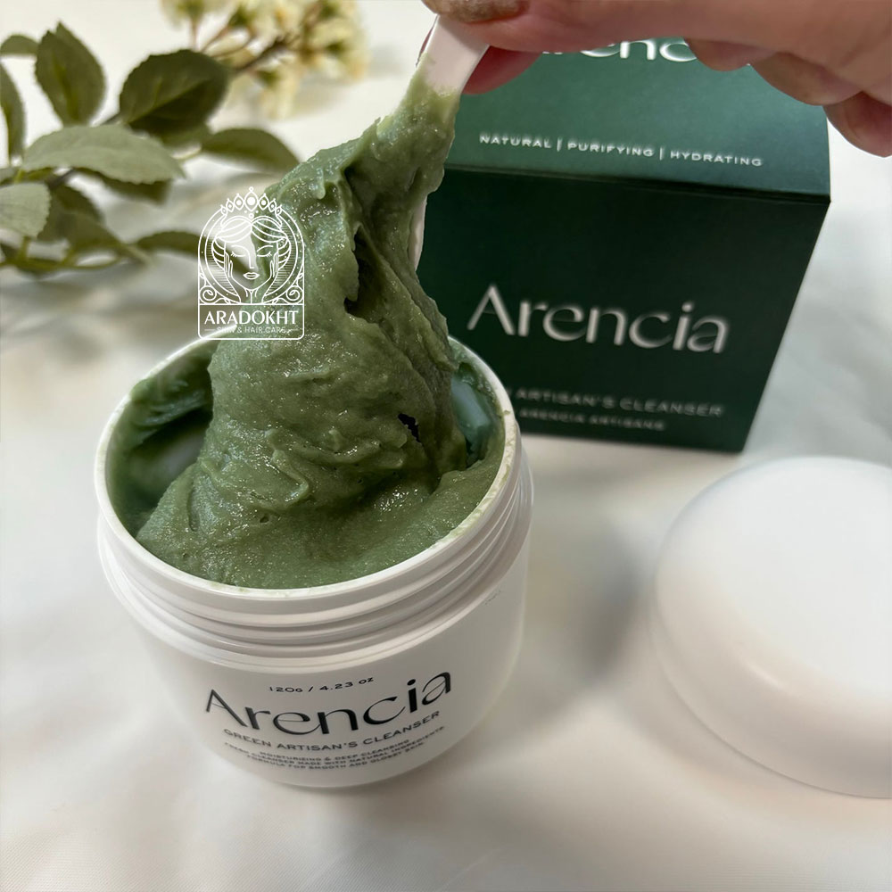 پاک کننده عمقی موچی برنج و چای سبز آرنسیا تسکین دهنده و کنترل چربی پوست Arencia Fresh Green Rice Mochi Cleanser