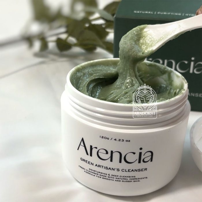 پاک کننده عمقی موچی برنج و چای سبز آرنسیا تسکین دهنده و کنترل چربی پوست Arencia Fresh Green Rice Mochi Cleanser