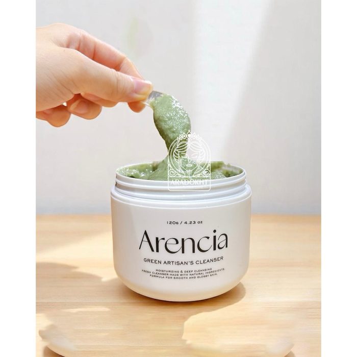 پاک کننده عمقی موچی برنج و چای سبز آرنسیا تسکین دهنده و کنترل چربی پوست Arencia Fresh Green Rice Mochi Cleanser
