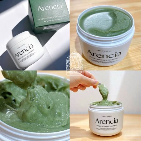 پاک کننده عمقی موچی برنج و چای سبز آرنسیا تسکین دهنده و کنترل چربی پوست Arencia Fresh Green Rice Mochi Cleanser