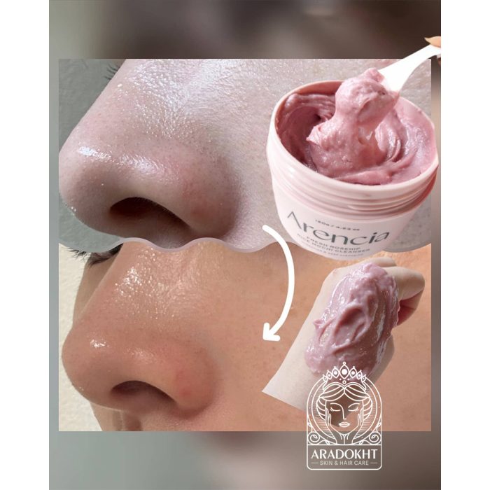 پاک کننده عمقی موچی رزهیپ آرنسیا روشن کننده پوست Arencia - Fresh Rosehip Rice Mochi Cleanser