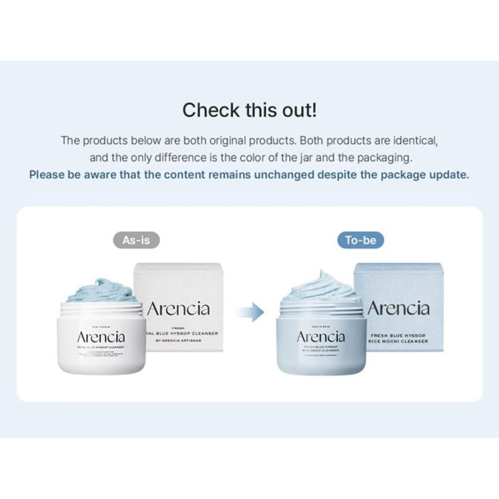 پاک کننده عمقی موچی زوفا آبی آرنسیا Arencia Blue Hyssop Rice Mochi Cleanser