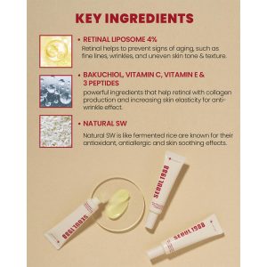 کرم دور چشم سئول 1988 لیپوزوم رتینال و بین کی سکرت K-SECRET SEOUL 1988 Eye Cream Retinal Liposome 4% + Fermented Bean