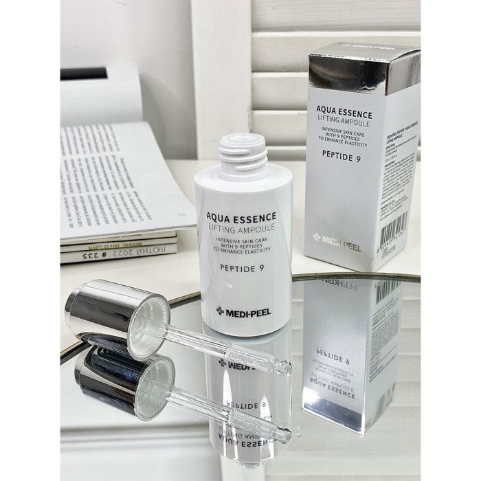 آمپول ضد چروک و روشن کننده 9 پپتاید آکوا اسنس مدی پیل MEDI-PEEL Peptide 9 Aqua Essence Lifting Ampoule