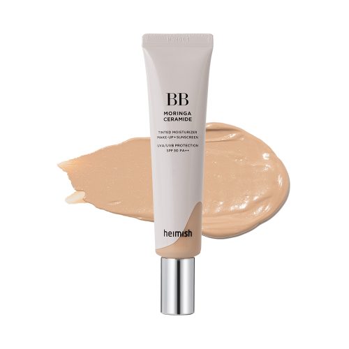 بی بی کرم مورینگا سرامید هیمیش Heimish Moringa Ceramide BB Cream SPF 30 23LightMedium