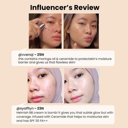 بی بی کرم مورینگا سرامید هیمیش Heimish Moringa Ceramide BB Cream SPF 30