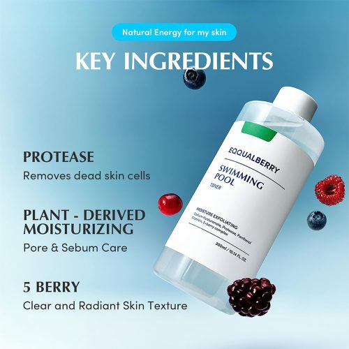 تونر آبرسان و تسکین دهنده اکوال بری EQQUALBERRY Swimming Pool Toner