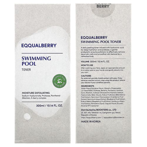 تونر آبرسان و تسکین دهنده اکوال بری EQQUALBERRY Swimming Pool Toner