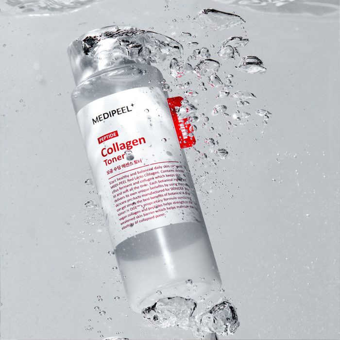 تونر اسنس تسکین دهنده لاکتو کلاژن قرمز مدی پیل Medi-Peel Red Lacto Collagen Soothing Essence Toner