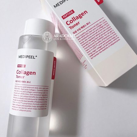 تونر اسنس تسکین دهنده لاکتو کلاژن قرمز مدی پیل Medi-Peel Red Lacto Collagen Soothing Essence Toner