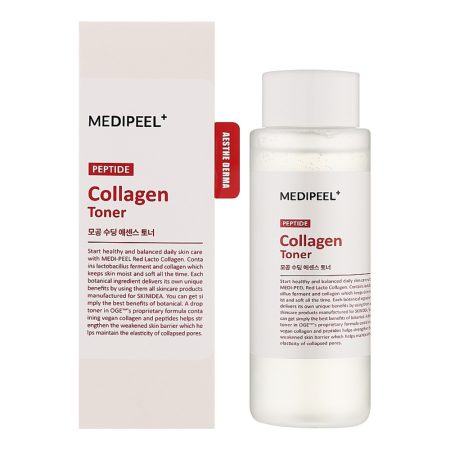 تونر اسنس تسکین دهنده لاکتو کلاژن قرمز مدی پیل Medi-Peel Red Lacto Collagen Soothing Essence Toner
