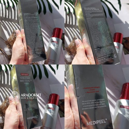 تونر ضدچروک و آبرسان بایو توکس 9پپتاید مدی پیل Medi-Peel Peptide 9 Volume Bio Tox Toner Pro