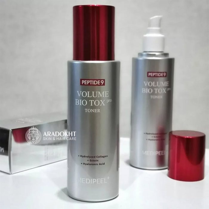 تونر ضدچروک و آبرسان بایو توکس 9پپتاید مدی پیل Medi-Peel Peptide 9 Volume Bio Tox Toner Pro