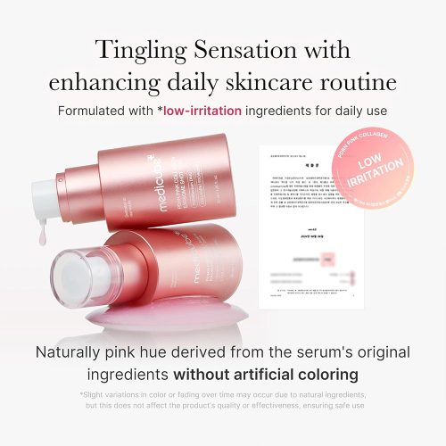 سرم اگزوزوم PDRN شات 2000 مدی کیوب ضد چروک و روشن کننده PDRN PINK EXOSOME SHOT SERUM 2000