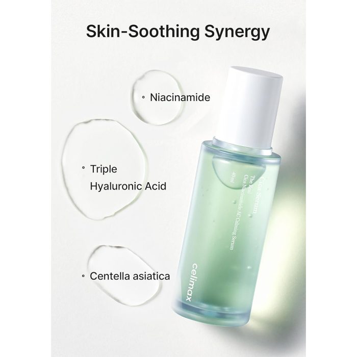 سرم تسکین دهنده سیکا سلیمکس Celimax The Real Cica Niacinamide AC Calming Serum