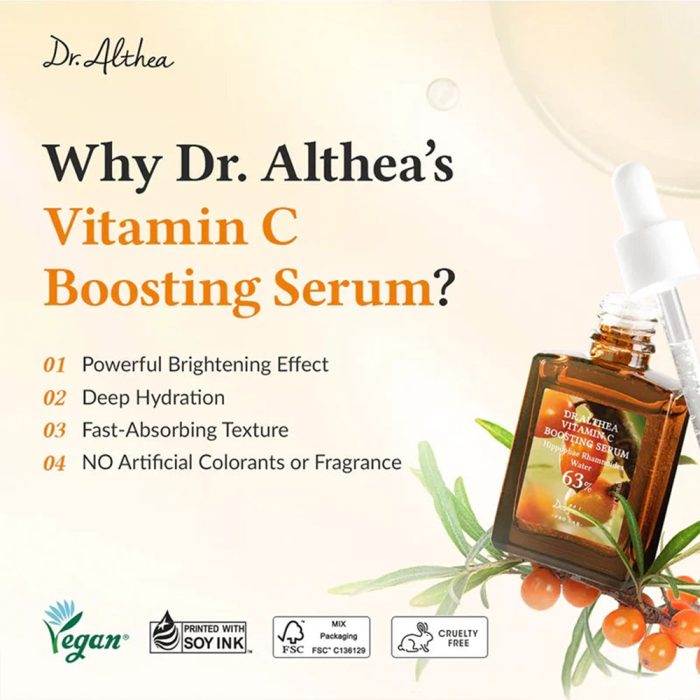 سرم ضد لک ویتامین سی 63 درصد دکتر التیا Dr. Althea Vitamin C Boosting Serum