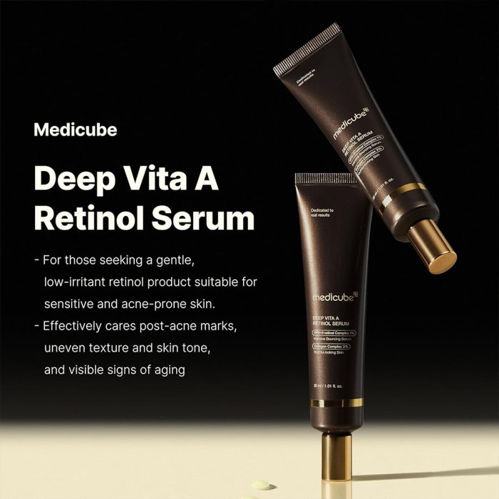 سرم ضد چروک رتینول مدی کیوب Medicube Deep Vita A Retinol Serum