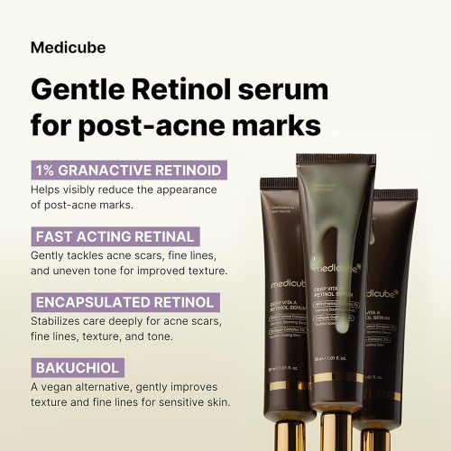 سرم ضد چروک رتینول مدی کیوب Medicube Deep Vita A Retinol Serum