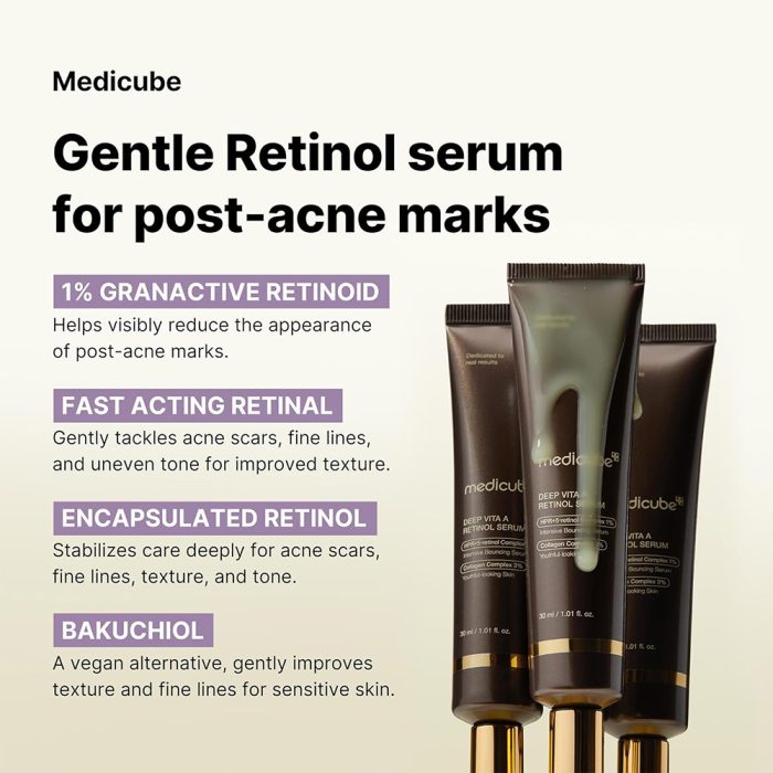 سرم ضد چروک رتینول مدی کیوب Medicube Deep Vita A Retinol Serum