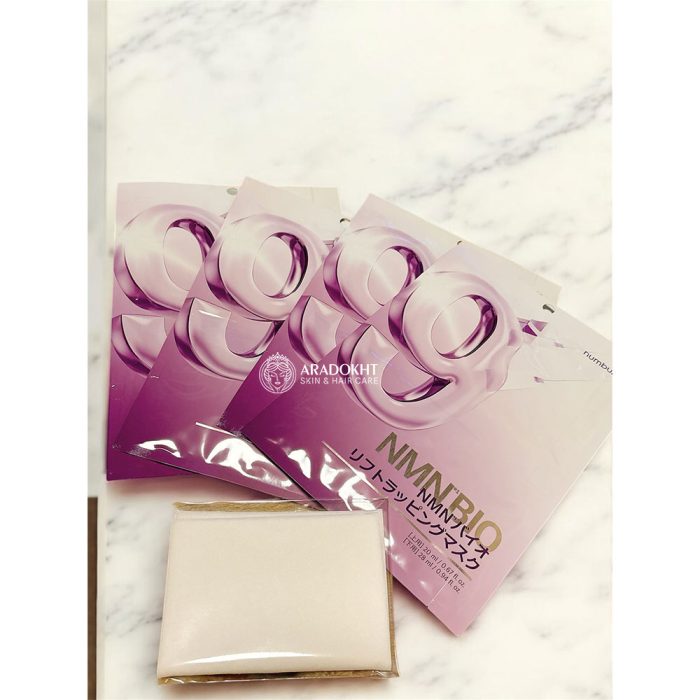 ماسک ضد چروک بایو لیفتیگ شماره 9 نامبوزین Numbuzin No.9 Sheet Mask NAD+ BIO Lifting-sil Full Face Mask