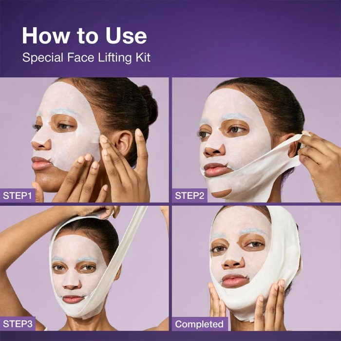 ماسک ضد چروک بایو لیفتیگ شماره 9 نامبوزین Numbuzin No.9 Sheet Mask NAD+ BIO Lifting-sil Full Face Mask