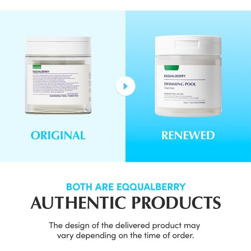 پد تونر آبرسان و تسکین دهنده اکوال بری EQQUALBERRY Swimming Pool Toner Pads