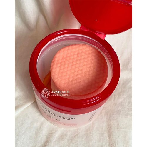 پد تونر ضد جوش و لایه بردار سوکسینیک اسید مدی کیوب Medicube Red Succinic Acid Peeling Pad