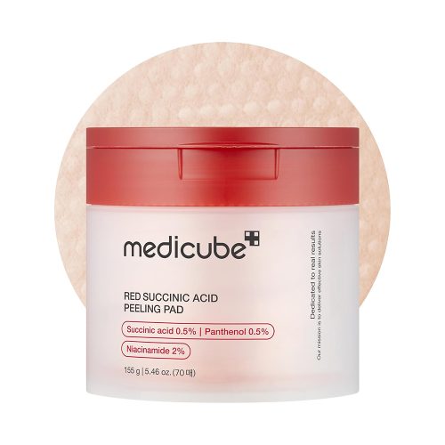 پد تونر ضد جوش و لایه بردار سوکسینیک اسید مدی کیوب Medicube Red Succinic Acid Peeling Pad