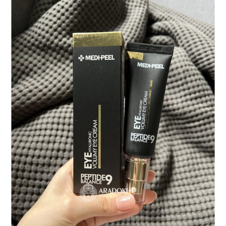 کرم دور چشم حجم دهنده و ضدچروک 9پپتاید و هیالورونیک مدی پیل Medi-Peel Peptide 9 Hyaluronic Volumy Eye Cream