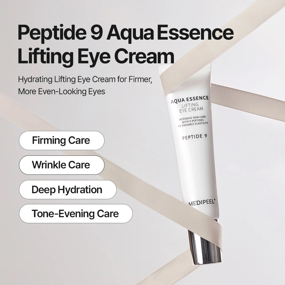 کرم دور چشم ضد چروک 9 پپتاید آکوا اسنس مدی پیل Medi-Peel Peptide 9 Aqua Essence Lifting Eye Cream