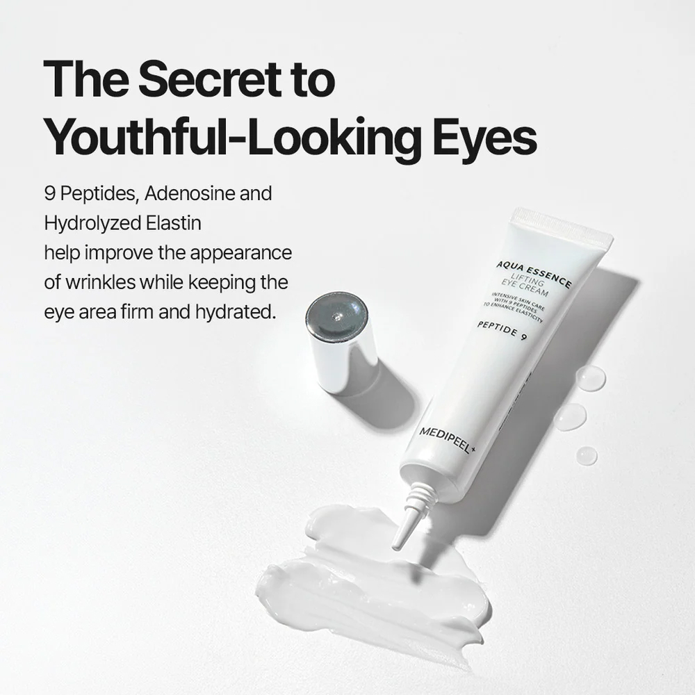 کرم دور چشم ضد چروک 9 پپتاید آکوا اسنس مدی پیل Medi-Peel Peptide 9 Aqua Essence Lifting Eye Cream