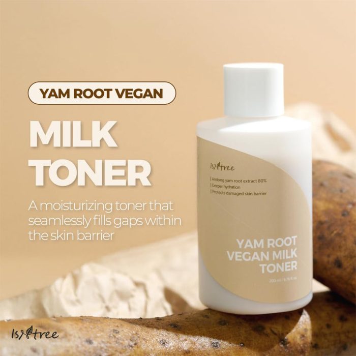 تونر یام روت ایزنتری Isntree Yam Root Vegan Milk Toner