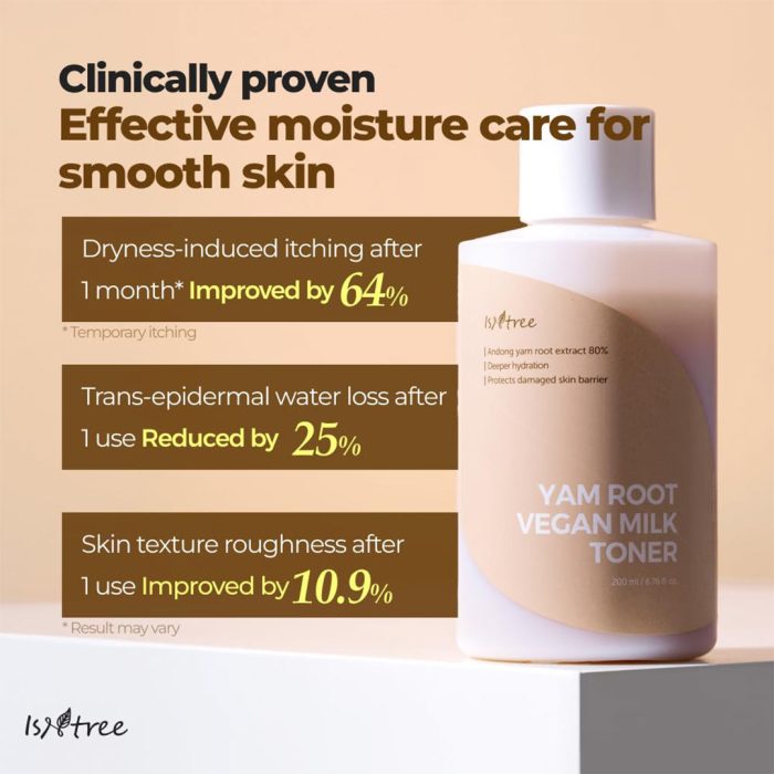 تونر یام روت ایزنتری Isntree Yam Root Vegan Milk Toner