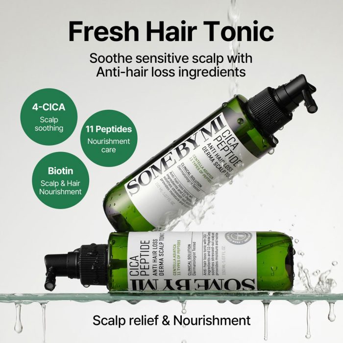 تونیک ضد ریزش مو سیکا و پپتاید سام بای می Some By Mi Cica Peptide Anti Hair Loss Derma Scalp Tonic