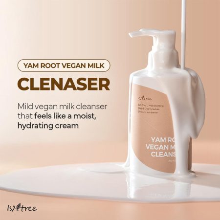 شوینده یام روت ایزنتری Isntree Yam Root Vegan Milk Cleanser