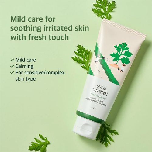 فوم شستشوی تسکین دهنده ماگورت راندلب Round Lab Mugwort Calming Cleanser