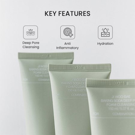 فوم ضد جوش و کنترل منافذ جوش شیرین سلیمکس Celimax Ji.Woo.Gae Baking Soda Deep Pore Foam Cleansing