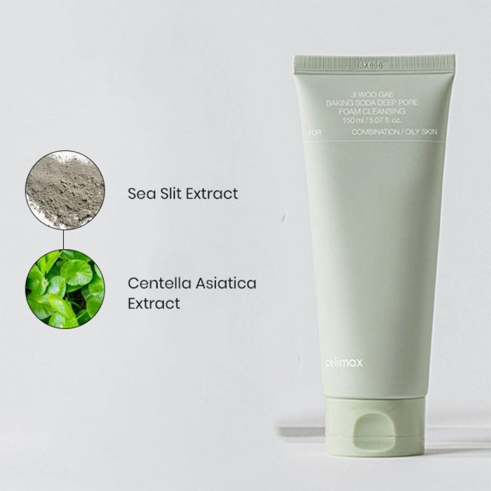 فوم ضد جوش و کنترل منافذ جوش شیرین سلیمکس Celimax Ji.Woo.Gae Baking Soda Deep Pore Foam Cleansing