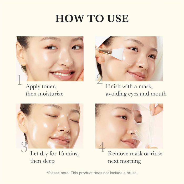 ماسک شب روشن کننده کوجیک اسید و کلاژن مدی کیوب Medicube Kojic Acid Turmeric Night Wrapping Mask