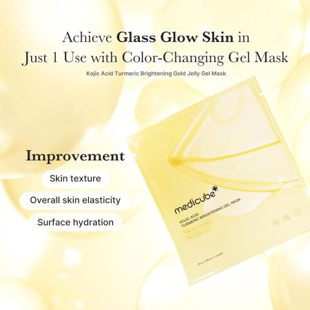 ماسک ورقه ای روشن کننده کوجیک اسید و زردچوبه مدی کیوب Medicube Kojic Acid Turmeric Brightening Gel Mask