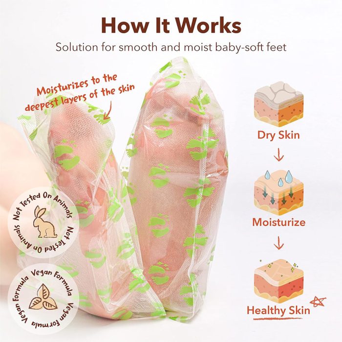 ماسک پا لایه بردار پیوردرم مدل پاپایا Purederm Exfoliating Foot Mask