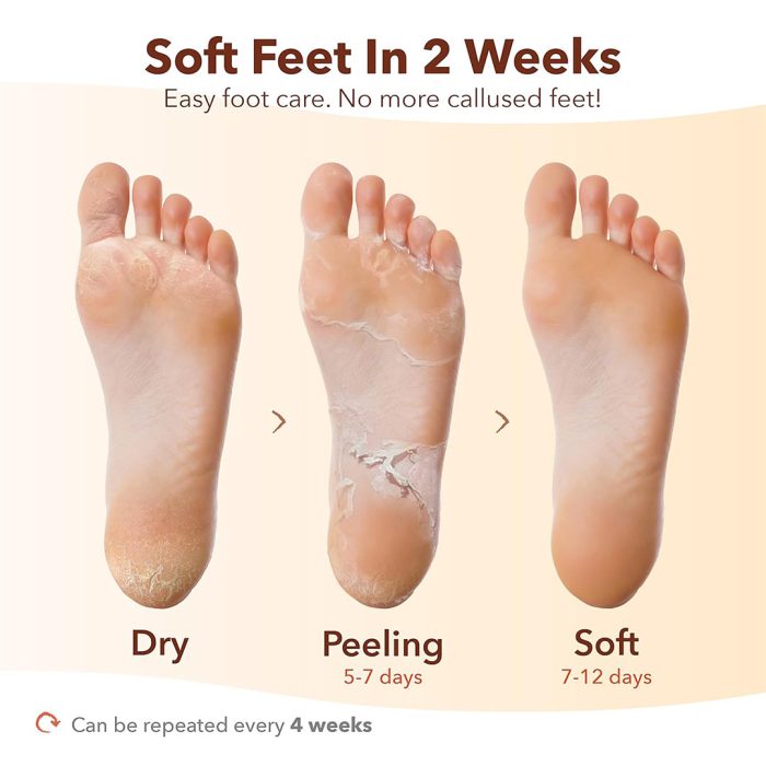 ماسک پا لایه بردار پیوردرم مدل پاپایا Purederm Exfoliating Foot Mask