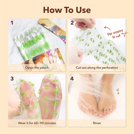 ماسک پا لایه بردار پیوردرم مدل پاپایا Purederm Exfoliating Foot Mask
