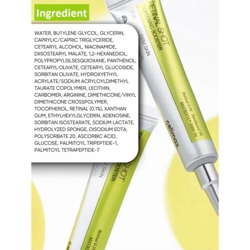 کرم ضد چروک رتینول شات سلیمکس Celimax The Vita-A Retinal Shot Tightening Booster