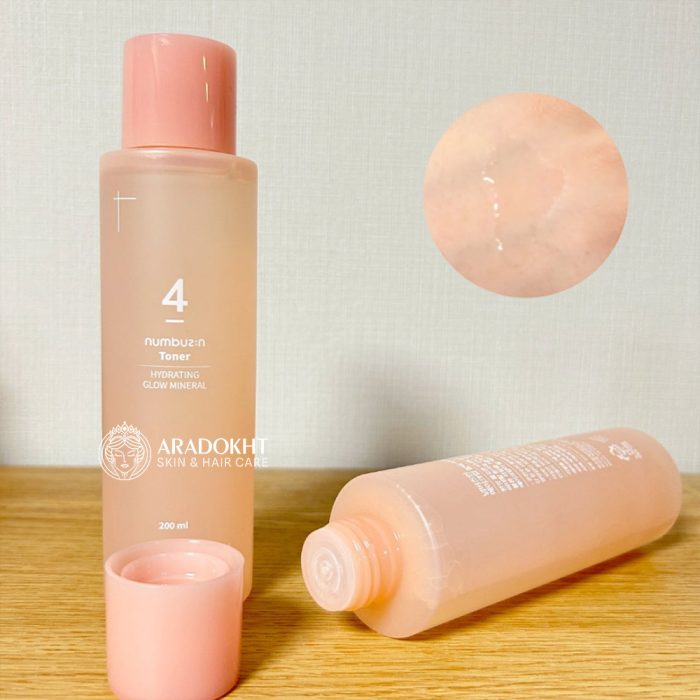 تونر شماره 4 نامبوزین آبرسان عمیق و درخشان کننده پوست Numbuzin No. 4 Hydration Glow Mineral Toner